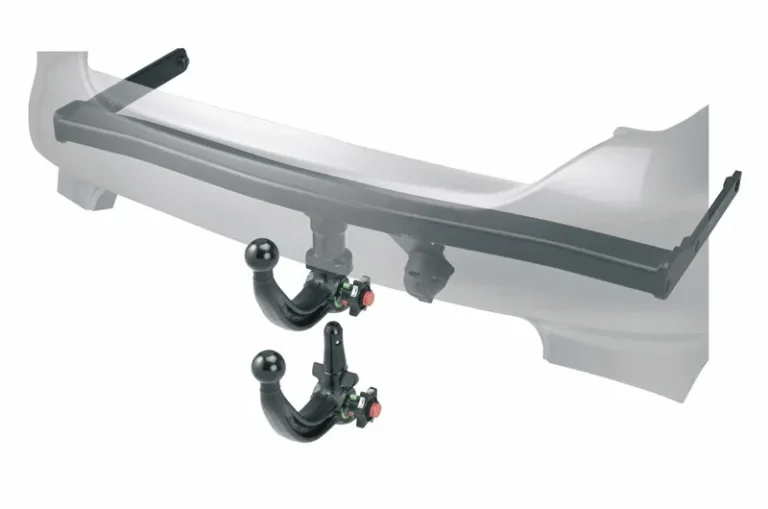 Detachable towbar with wiring kit