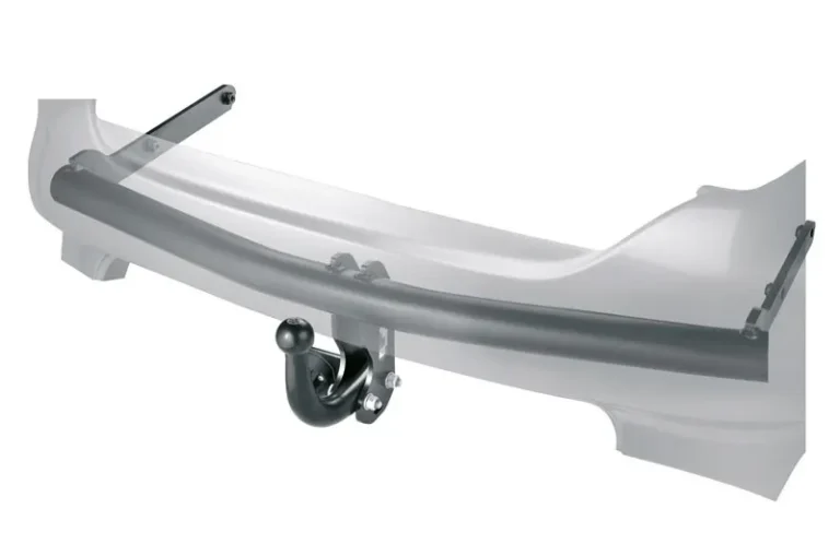Fixed towbar with wiring kit