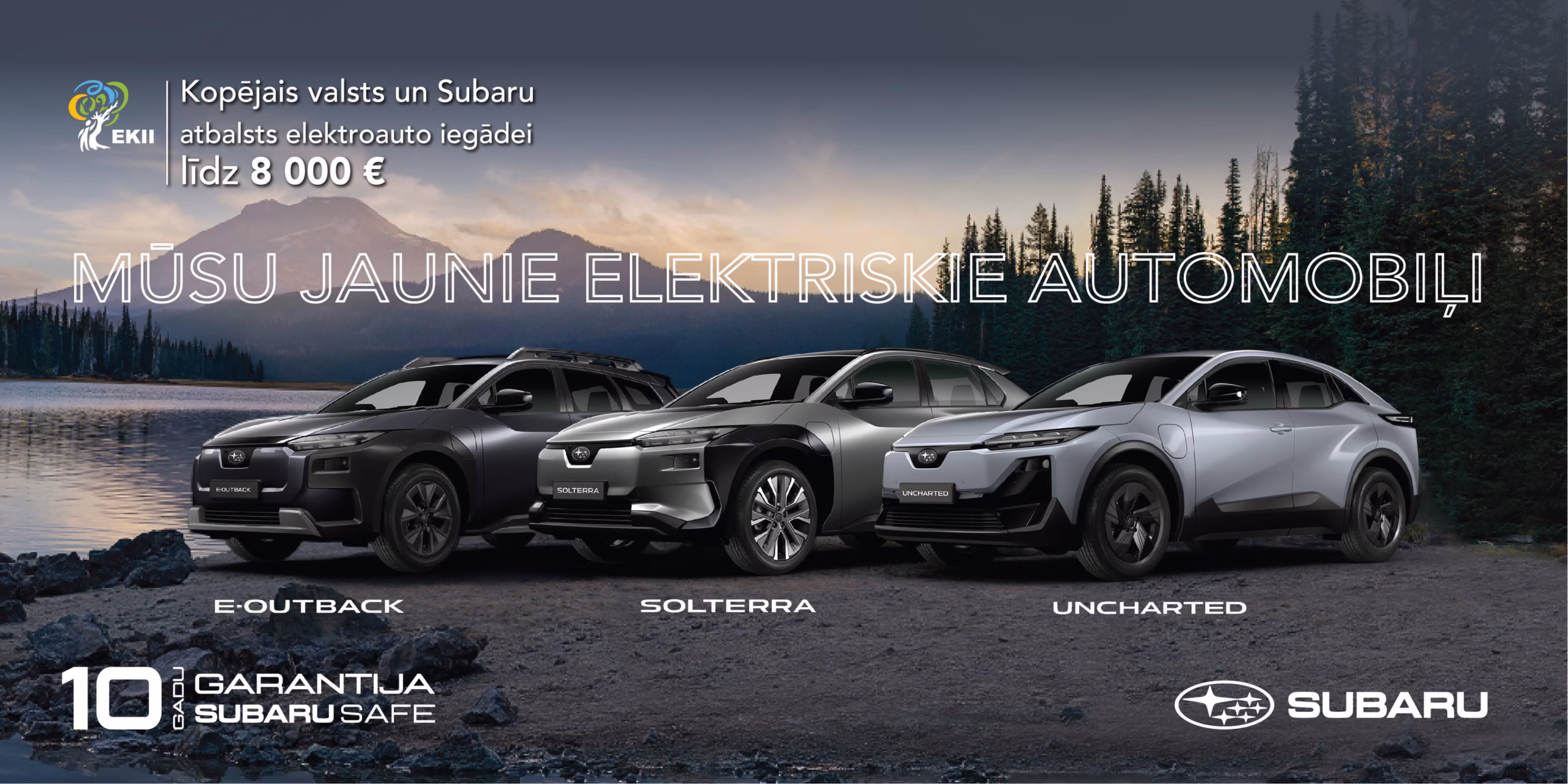 Subaru elektroauto piedāvājums