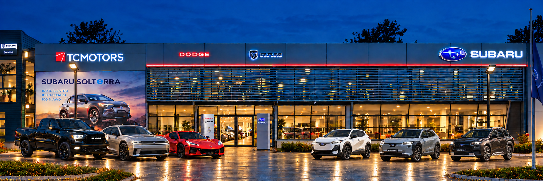 TC Motors showroom in Riga
