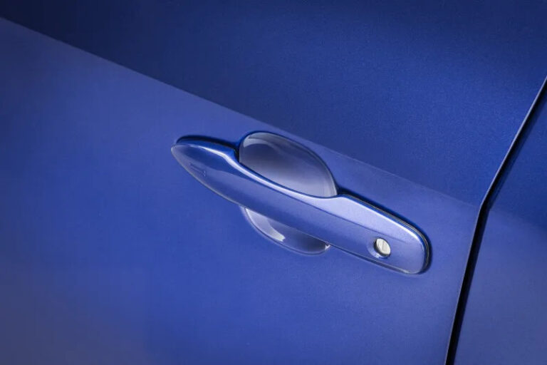 Door handle protection film